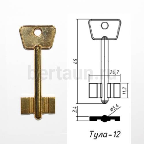 Заг.для ключ. ТУЛА - 12 № 44 