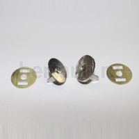 Кнопка №26 магнитная 20 мм никель (5 шт/уп) ТМЛ
