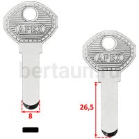 Заг.для ключ. AP АПЕКС-02 (вертикалка Апекс 2.5 мм) № 58 