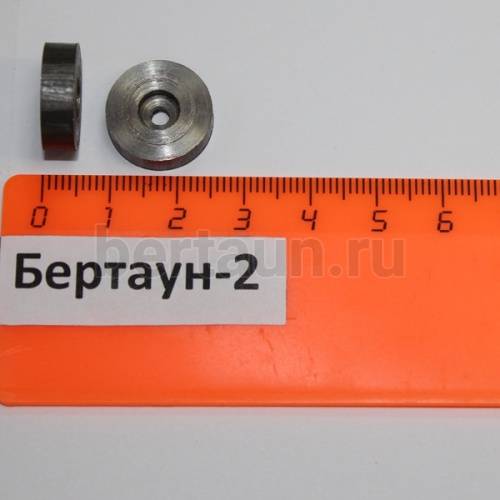 Набойка метал. № 33   точеные стальные круглые D-16 мм.