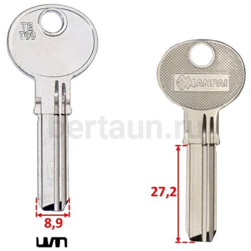 Заг.для ключ. TET60/TET62/TS14/TE7/TSA3 (ТЕСА) (вертик) № 142 