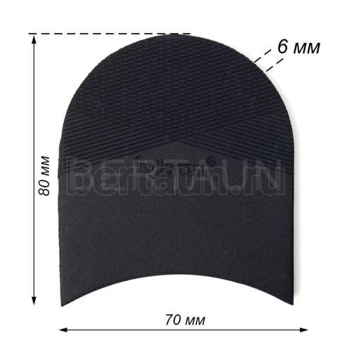 Набойка №   7   VIBRAM 5350 (00) топ черн