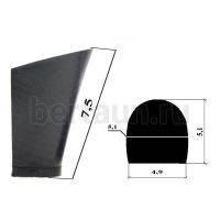 Каблуки № 121к LY 8344 черный матовый столбик.(высота 8 см)