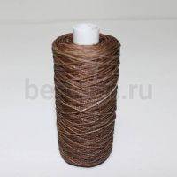 Нитки вощеные №37 катушка 400 метров №4 коричневые