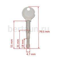 Заг.для ключ. KR-1 оскар № 534 