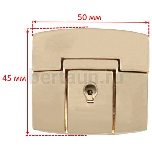 Замок портфельный №161 С092 BERT золото