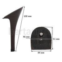 Каблуки №  32 LY 5167 корич.полоса (высота 10 см)