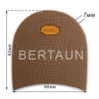 Набойка №  47  BISSELL 61 черепашка 7 мм женская светло-коричневый LIGHT BROWN (8)