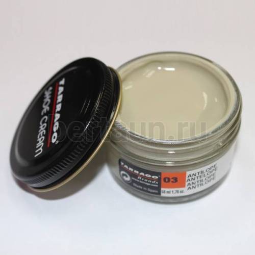 Тарраго №163    (TCT31) 003 Крем SHOE cream СТЕКЛО 50мл св. серо беж