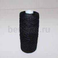 Нитки вощеные №38 катушка 400 метров №4 черные