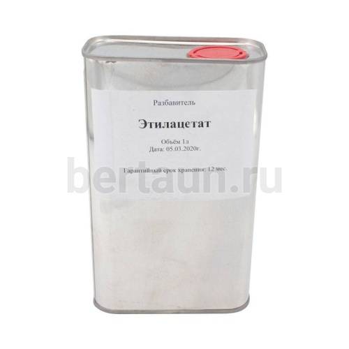 Разбавитель № 9 этилацетат Ж/Б 1л.