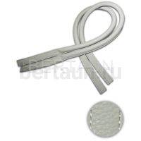 Ручки сумочные 75 см крепл.УЗКОЕ № 15 полиурет. свет.серый мат