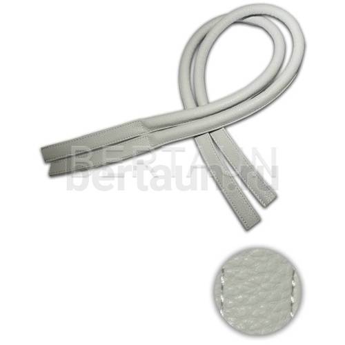 Ручки сумочные 75 см крепл.УЗКОЕ № 15 полиурет. свет.серый мат