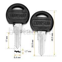 Заг.для ключ. IDL-1P (почта/мебель) №612