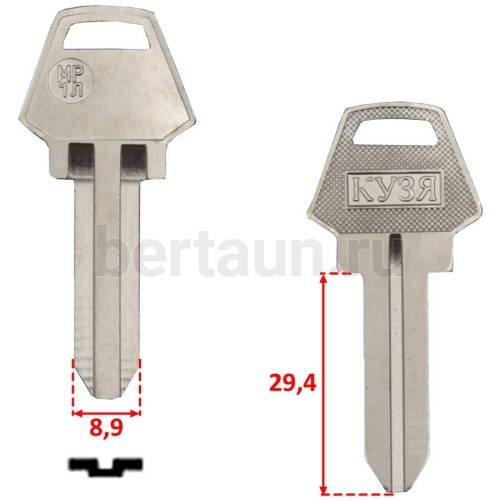 Заг.для ключ. МP 1Л  _MR-1_MST1_MRG1_MOS1_ мосрентген № 186