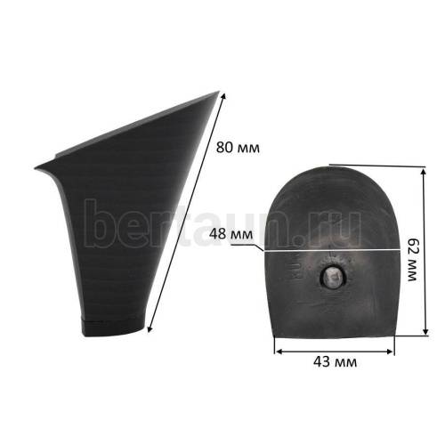 Каблуки №  43 LY 8080 черный матовый столбик.(высота 8 см)