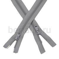 МОЛНИЯ №129 курточная 2 замка спираль Т7 ПРИБАЛТИКА 100 см св.серая