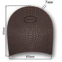 Набойка № 26  BISSELL 61 черепашка 7 мм женская темно-коричневый ALL BROWN (1)