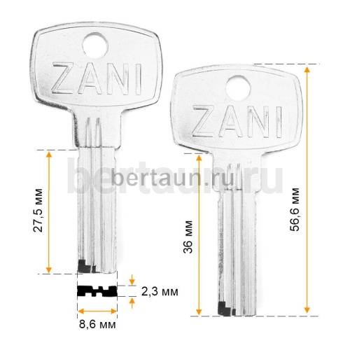 Заг.для ключ. YAR2_YR2R_YD7R_x_Yardeni  №602