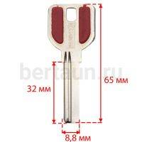 Заг.для ключ. MCM-2D/MCM1( MSM) стар. верт. 2 паза 32мм (GM55 ящ 233) № 68 