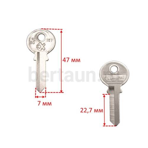 Заг.для ключ. TL 6  _TRI5D_TR3R_TL6_TRC30_TriCircle англ. №155