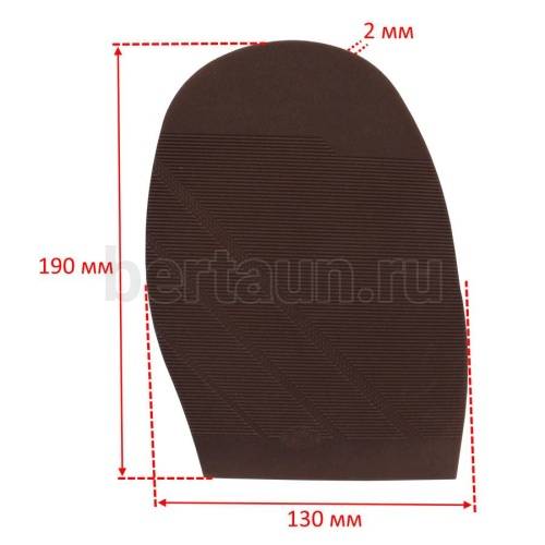 Профилактика № 1078  PROFI муж. корич (рисунок Прибалт)