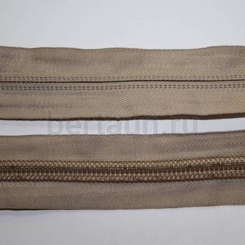 Молния рулонная  № 42     спираль Т10  бежевый