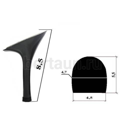 Каблуки №   9 LY 3255 черный лаковый.(высота 9 см)