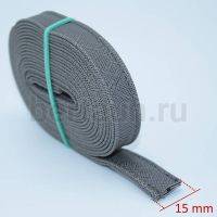 Ручки сумочные ПЛОСКИЕ №104 1,5см*2м серый НОВИНКА