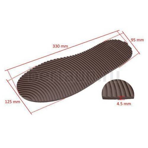 Подошва №  7 PAN 285 профилактика 4,5 мм коричн