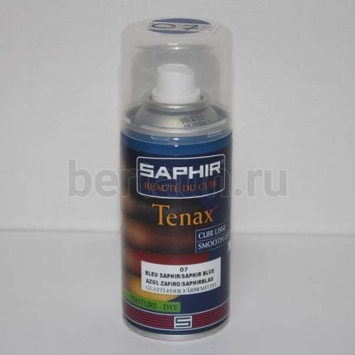 Сапфир № 26   0823 Аэроз-крас. д/ кожи Tenax 150мл.07 сапфир синий