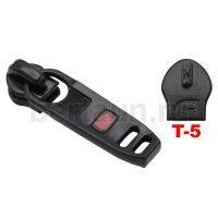 Замок-бегунок №103 BERT потайной Т5 б/фикс. черный декор