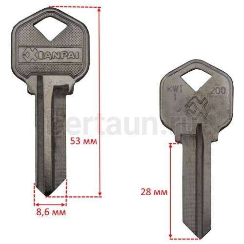 Заг.для ключ. KWI1_KT1T/KT1_KS1_1176 Kwikset англ. Оскар № 97 