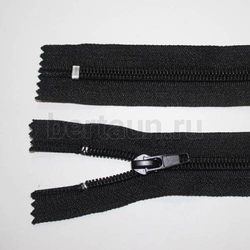 МОЛНИЯ №218 обувная спираль Т7-С 35 см. черная