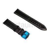 Ремешки для часов № 70  КОЖА HIGHTONE #358 (20мм черн. глад)