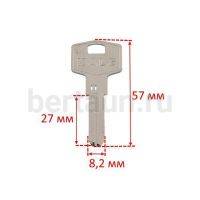 Заг.для ключ. KAE1_KLE10D_KAE8R_KAL7 ЛЕВЫЙ  Kale верт. № 517 