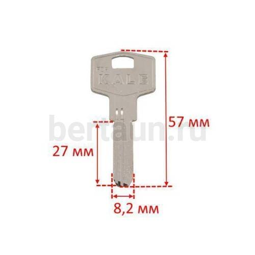 Заг.для ключ. KAE1_KLE10D_KAE8R_KAL7 ЛЕВЫЙ  Kale верт. № 517 