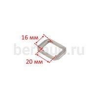 Ручкодержатель №72 щель квадратная сумочная GFM 17264-20/7408 никель