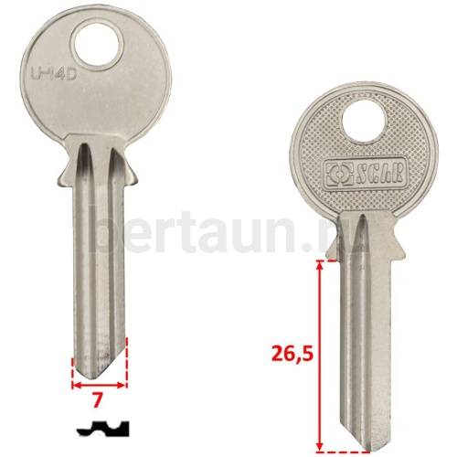 Заг.для ключ. U 14 _U14D_U14D_X_X_Универсал англ. №243