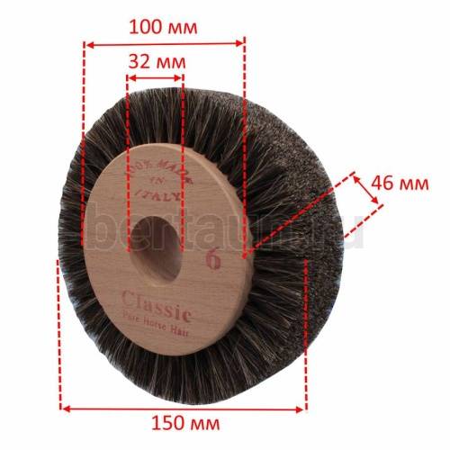 Инстр. №124 Щетка волосяная Classic №16