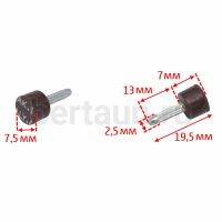 ARCHITAK  набойки №19 (круглые) ТОНКИЙ ШТЫРЬ №09  2,5 мм коричневые