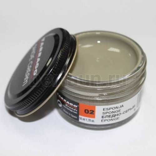 Тарраго №162    (TCT31) 002 Крем SHOE cream СТЕКЛО 50мл бледно-серый