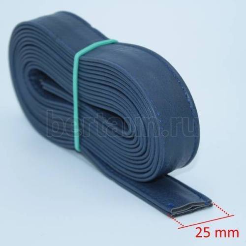 Ручки сумочные ПЛОСКИЕ № 65 2,5см*2м тем.синий мат