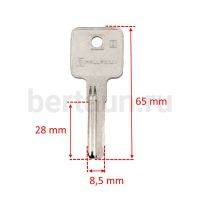 Заг.для ключ. Palladium-2 2п (8,5*2,3*27мм) верт. 10456 №506 