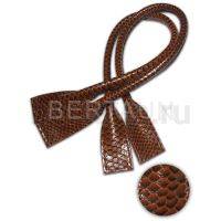 Ручки сумочные 55 см КОРОТКИЕ №113  полиурет св.корич. крокодил