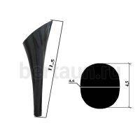 Каблуки № 128 LY 8219 черный лаковый  (высота  11,5 см)