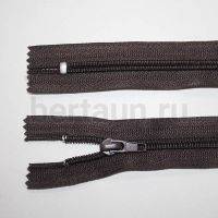 МОЛНИЯ №221 обувная спираль Т7-С 30 см. коричневая