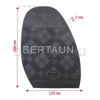 Профилактика №30127 BISSELL 513 "в клетку" 1,6  мм  черный BLACK 