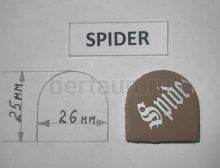 Распродажа WB № 11 SPIDER (ПАУК) набойка без гвоздя на кожаной основе TG - 2 беж