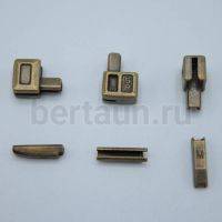 Ограничитель № 4 Разъем для нижней части молнии металл Т5 СД 10 шт/упак антик